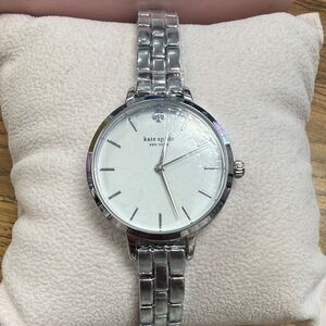 Kate Spade Metallic Silver Wristwatch